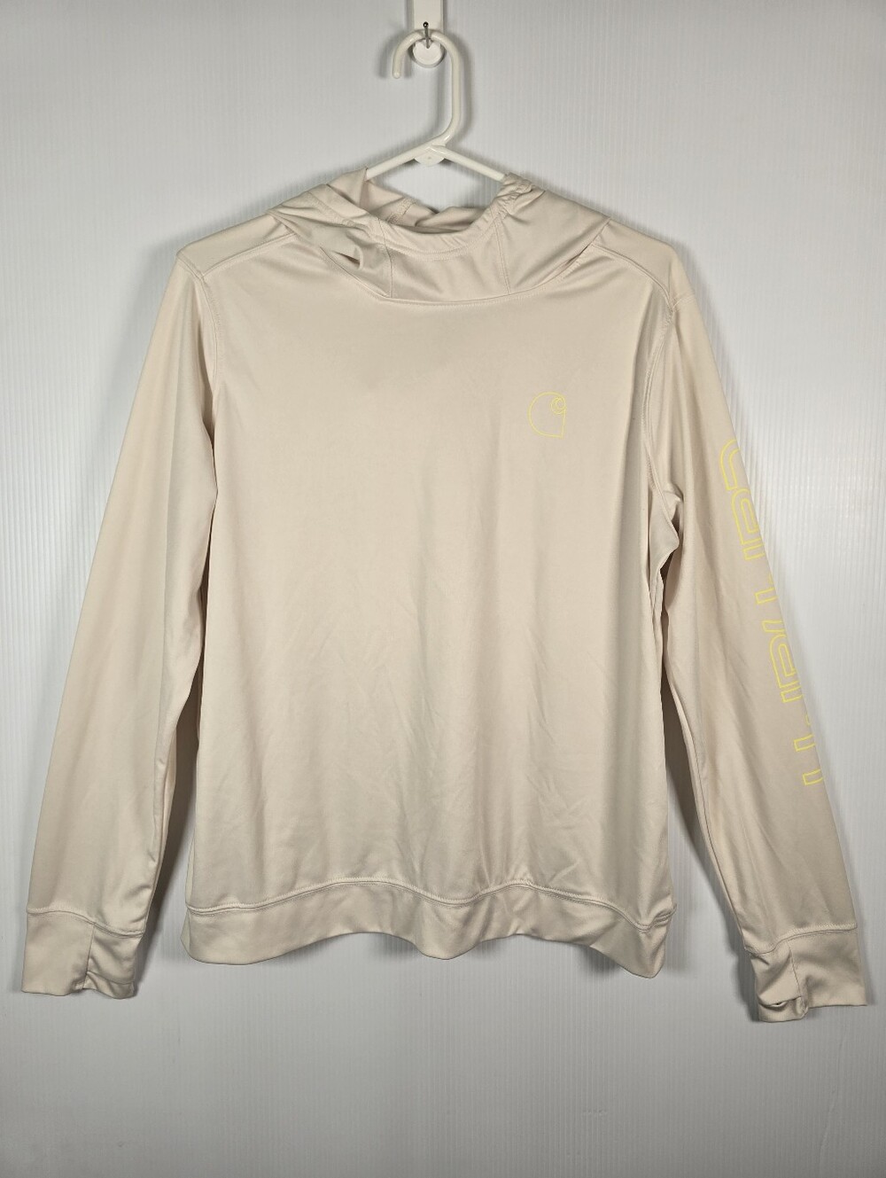 NWOT Carhartt Women's Sun Defender Relaxed Fit Lightweight Long-Sleeve Hooded L